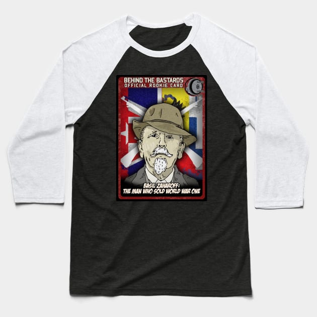 Basil Zaharoff: The Man Who Sold World War One Baseball T-Shirt by Harley Warren